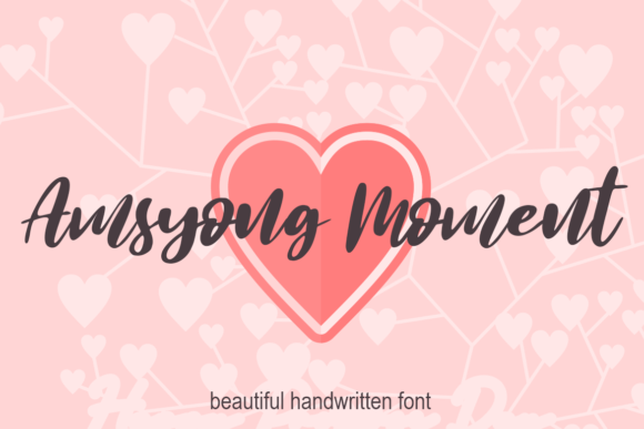 Amsyong Moment: A Script Font Balancing Classic Charm and Friendly Appeal