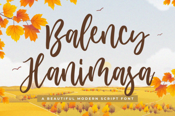 Balency Hanimasa: A Sweet Script Font for Joyful Projects