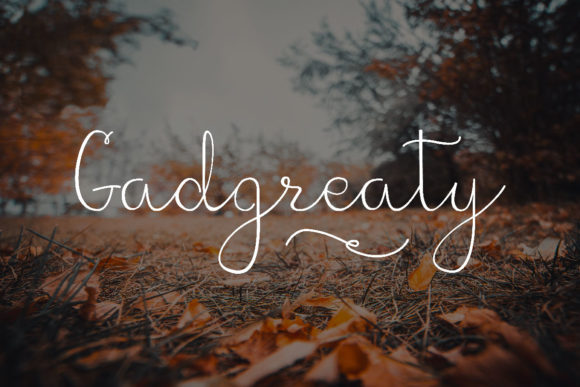 Discovering Gadgreaty: The Delicate Script Font That Brings Warmth to Every Creative Project