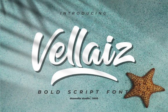 Evaluating Vellaiz: A Bold Brushed Script Font