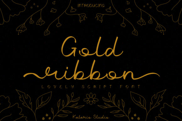 Gold Ribbon: A Font for Elegant Communication