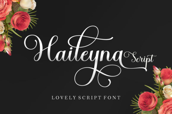 Haileyna: A Script Typeface for Authentic and Beautiful Design