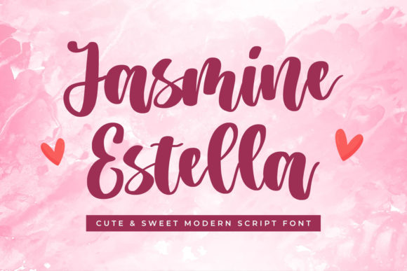 Jasmine Estella: Your Guide to a Sweet Lettered Script Font