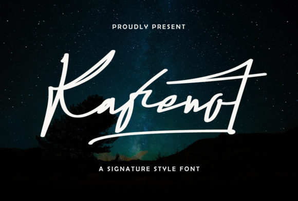 Kafenot: The Elegant Script Font for Modern Creativity