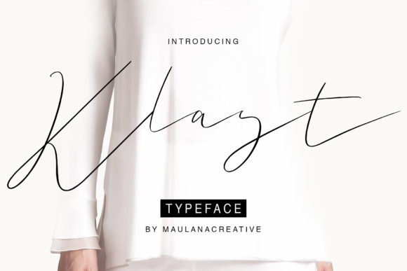 Klast: A Modern Script Font for Design Harmony