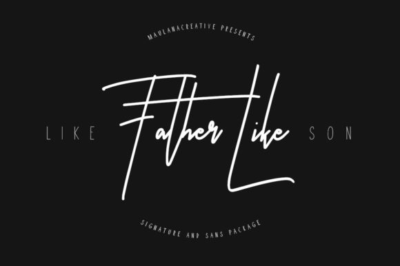 Like Father Like Son: The Ultimate Duo Font for Modern Design