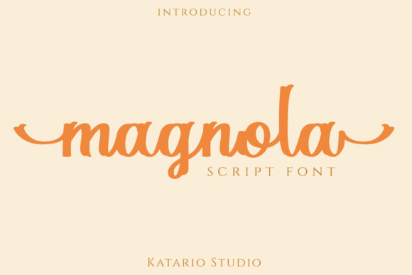 Magnola: The Elegant Script Font Defining Modern Craftsmanship
