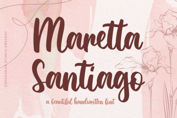 Maretta Santiago: The Strategic Advantages of a Distinctive Script Font