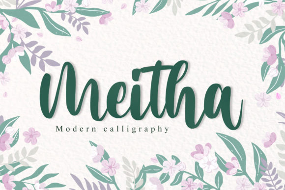 Meitha: The Elegant Script Font for Modern Design