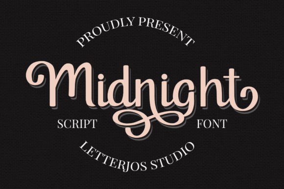 Midnight: A Font for Elegance and Dynamic Expression