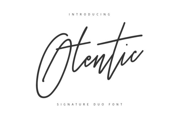 Otentic: The Chunky Script for Bold Brand Expression