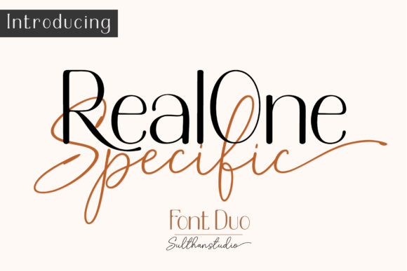 Real One Specific: The Versatile Duo Font for Modern Design