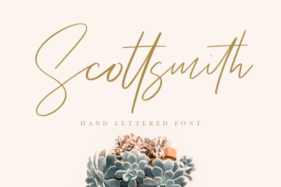 Scottsmith: A Script Font for Elegant Design