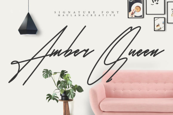 The Amber Queen Script Font: Elevating Design with Timeless Elegance