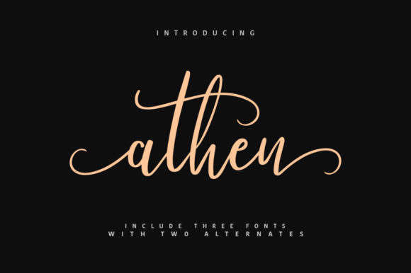 The Athen Script Font: Bridging Elegance and Approachability in Design