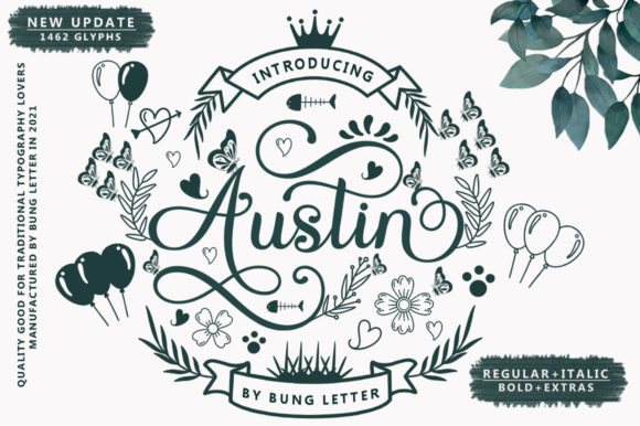 The Austin Calligraphy Script Font: A Modern Design Evaluation