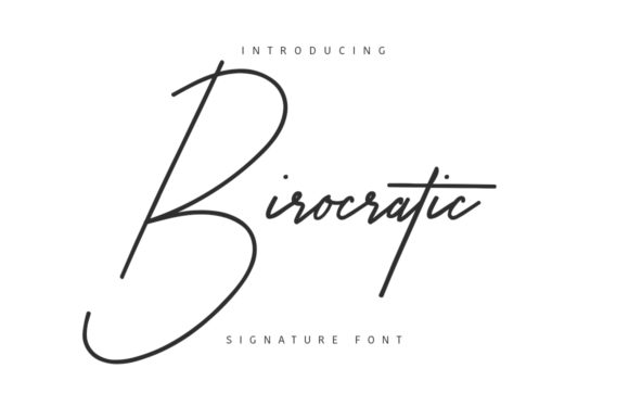 The Birocratic Font: A Cute Script with Serious Design Power