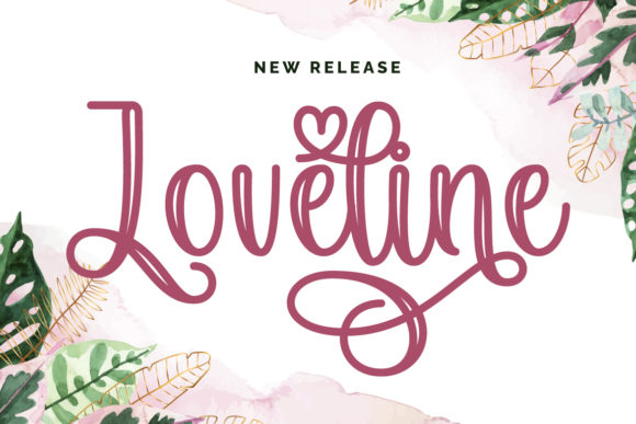 The Elegance of Loveline: A Script Font for Authentic Creativity