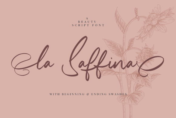 The La Saffina Script Font: An Elegant Tool for Creative Projects