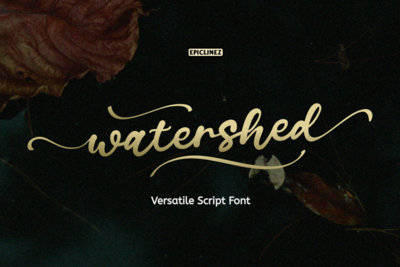 Watershed: The Charming Script Font for Expressive Design