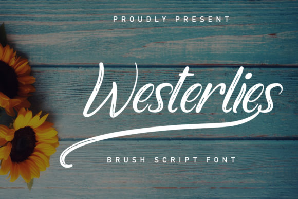 Westerlies: Elevating Your Projects with a Friendly Brush Script Font